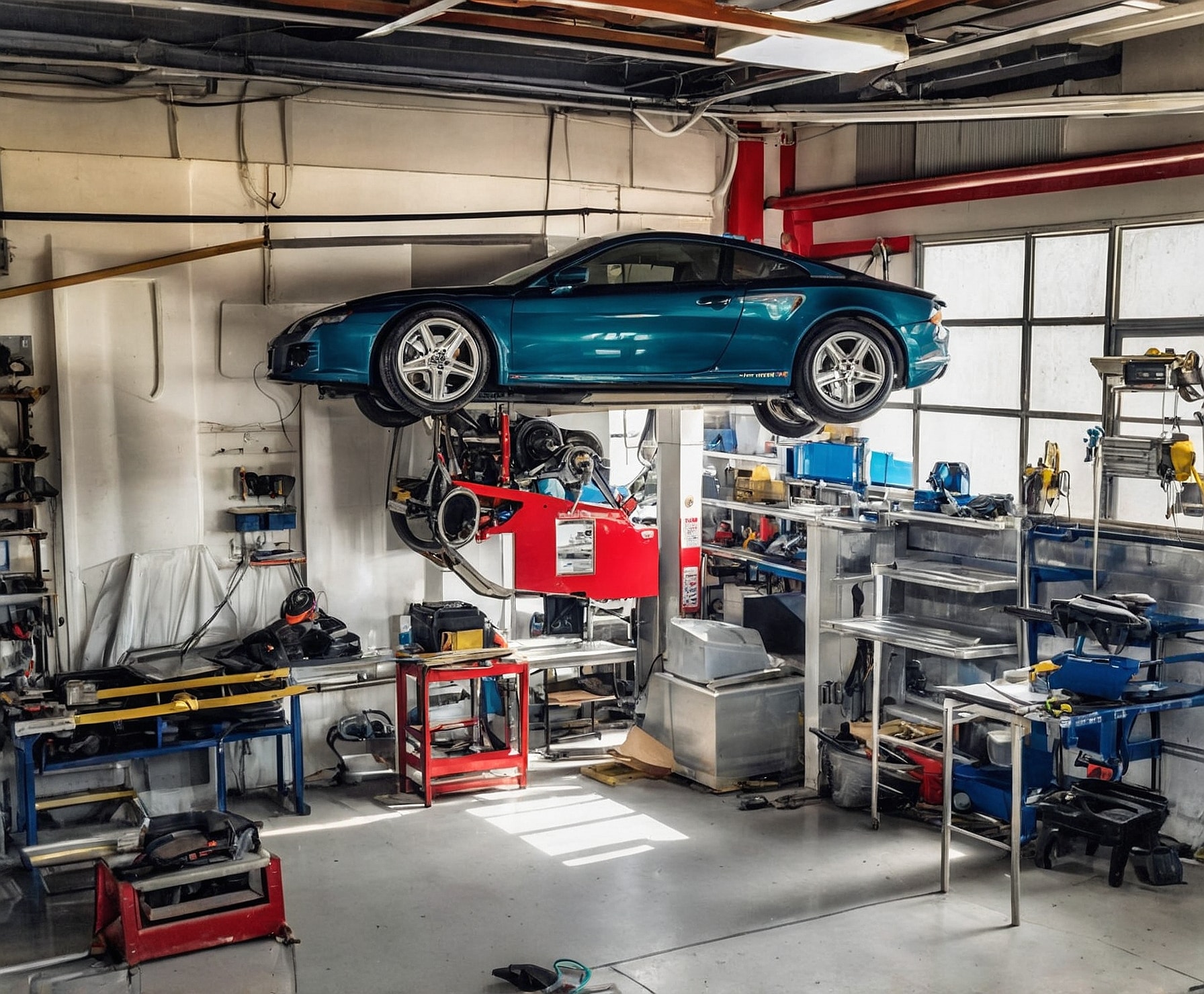 Motor optimizado de auto deportivo